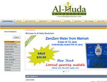 Tablet Screenshot of alhudabookstore.com